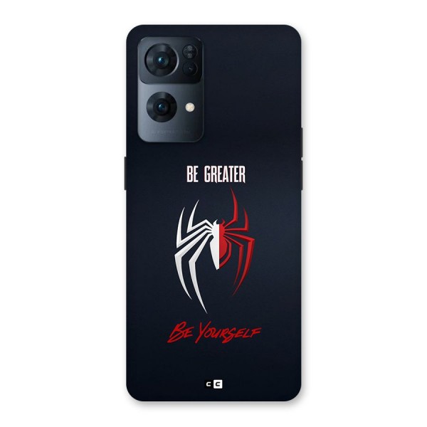 Be Greater Back Case for Oppo Reno7 Pro 5G