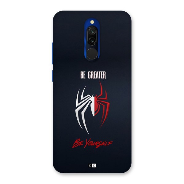 Be Greater Back Case for Redmi 8