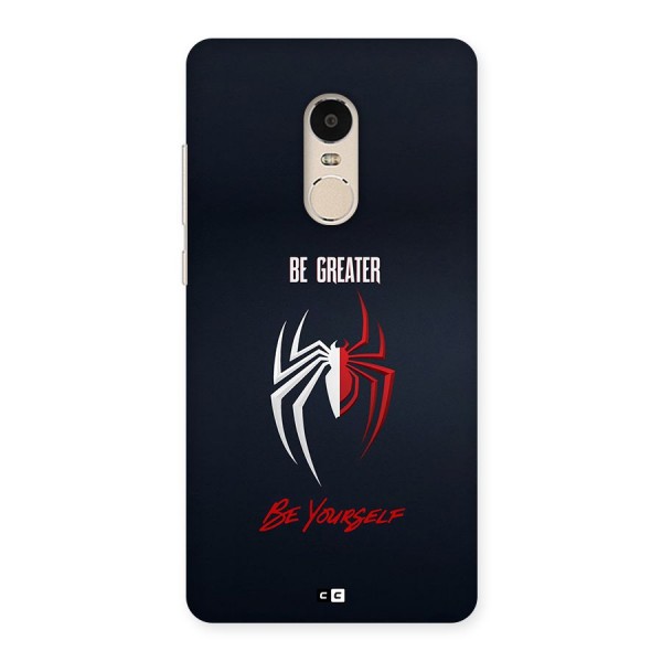 Be Greater Back Case for Redmi Note 4