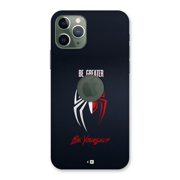 Be Greater Back Case for iPhone 11 Pro Logo Cut