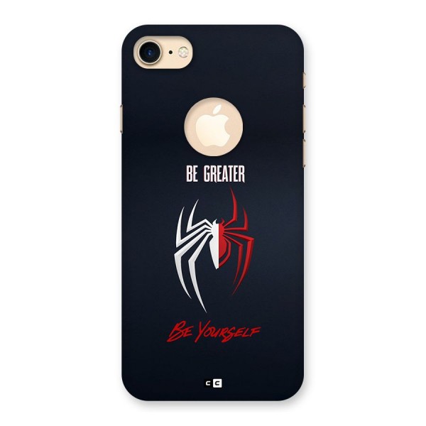 Be Greater Back Case for iPhone 8 Logo Cut