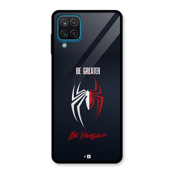 Be Greater Glass Back Case for Galaxy A12