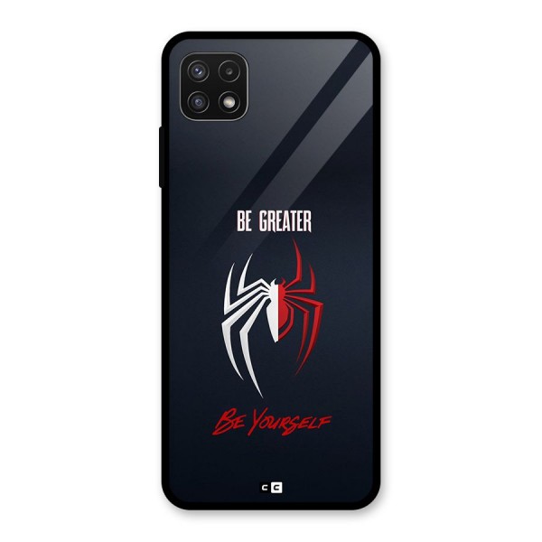 Be Greater Glass Back Case for Galaxy A22 5G