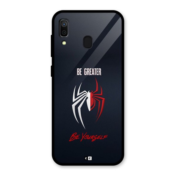 Be Greater Glass Back Case for Galaxy A30