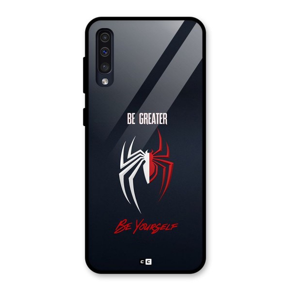 Be Greater Glass Back Case for Galaxy A50