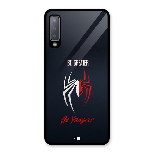 Be Greater Glass Back Case for Galaxy A7 (2018)