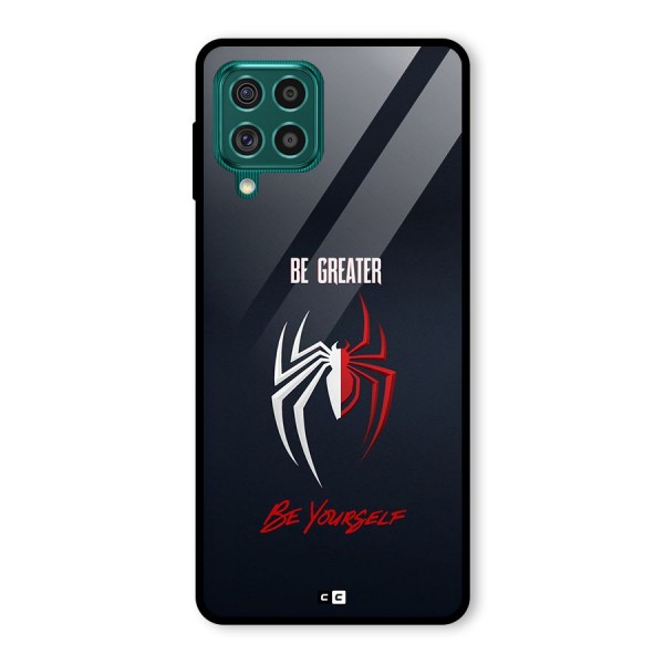 Be Greater Glass Back Case for Galaxy F62