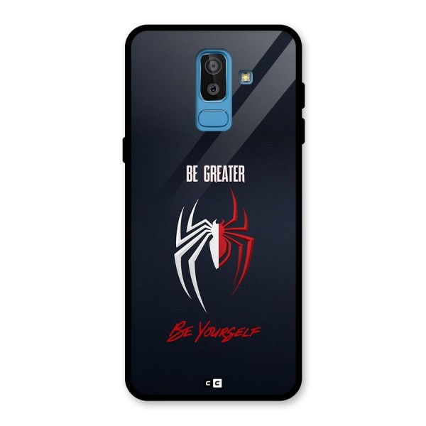 Be Greater Glass Back Case for Galaxy J8