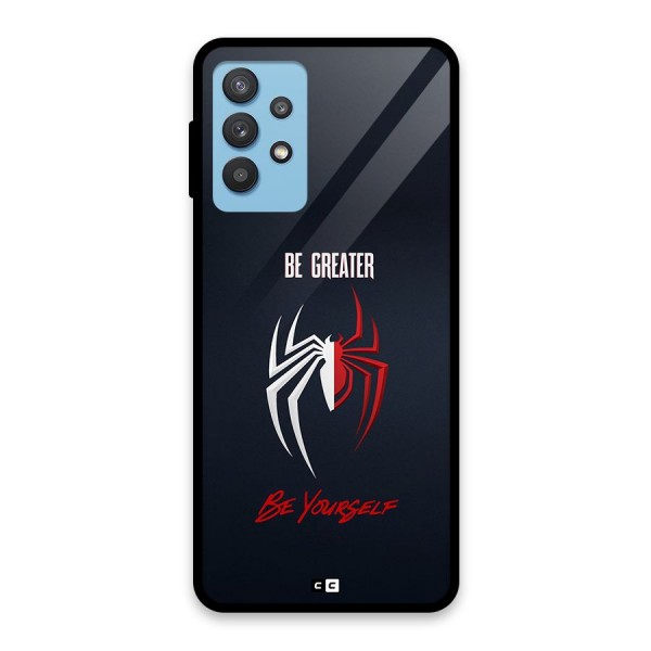 Be Greater Glass Back Case for Galaxy M32 5G