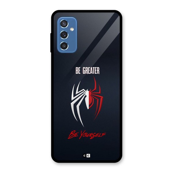 Be Greater Glass Back Case for Galaxy M52 5G