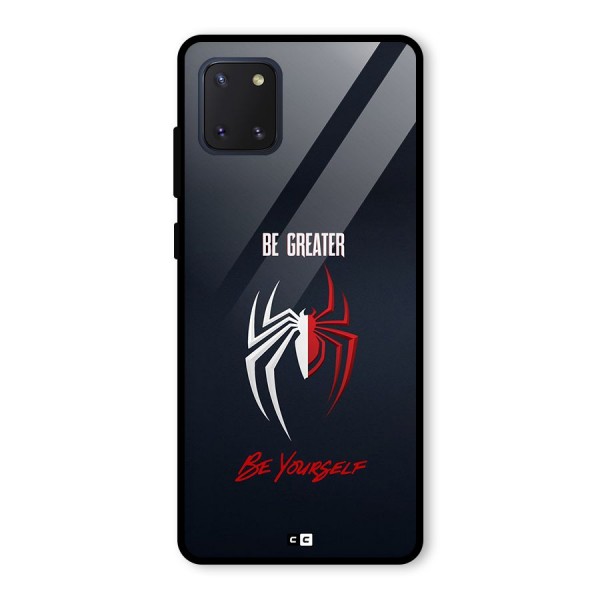 Be Greater Glass Back Case for Galaxy Note 10 Lite