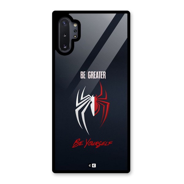 Be Greater Glass Back Case for Galaxy Note 10 Plus