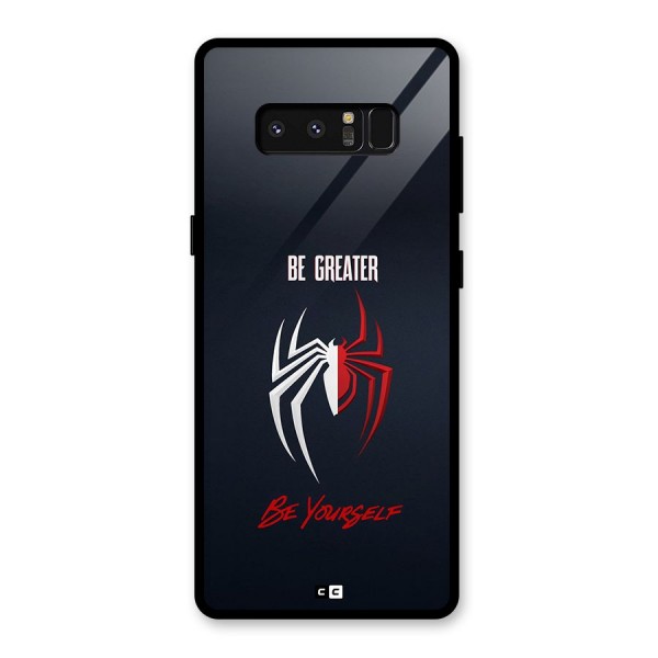 Be Greater Glass Back Case for Galaxy Note 8