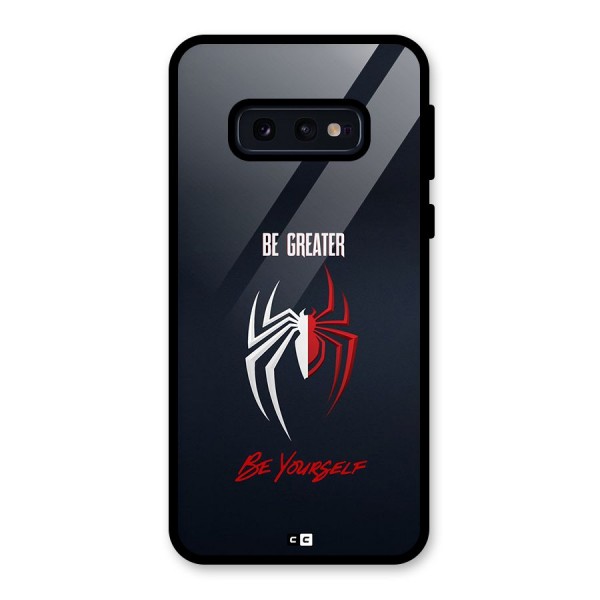 Be Greater Glass Back Case for Galaxy S10e