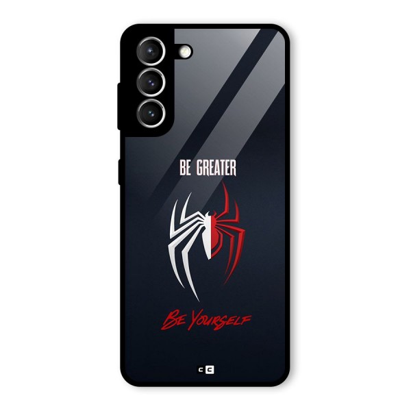 Be Greater Glass Back Case for Galaxy S21 5G