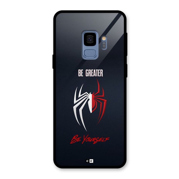 Be Greater Glass Back Case for Galaxy S9