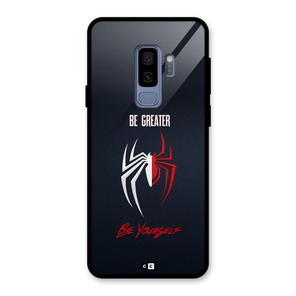 Be Greater Glass Back Case for Galaxy S9 Plus