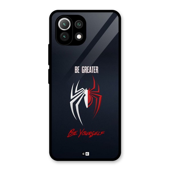 Be Greater Glass Back Case for Mi 11 Lite