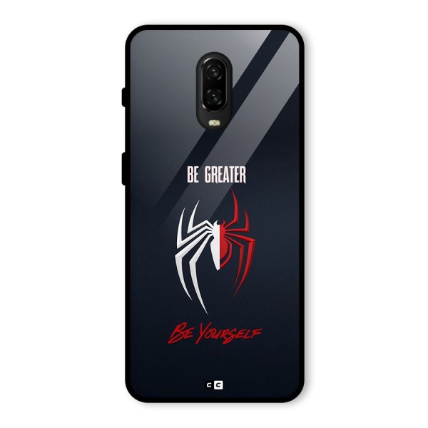 Be Greater Glass Back Case for OnePlus 6T