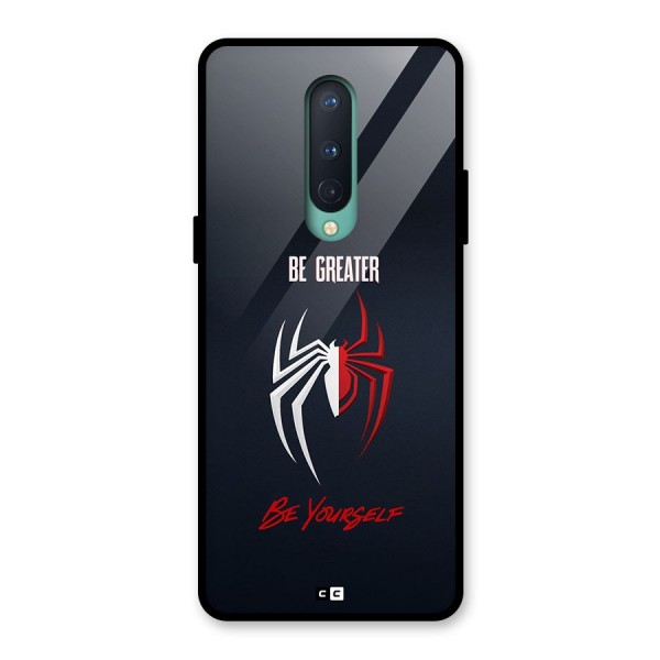 Be Greater Glass Back Case for OnePlus 8