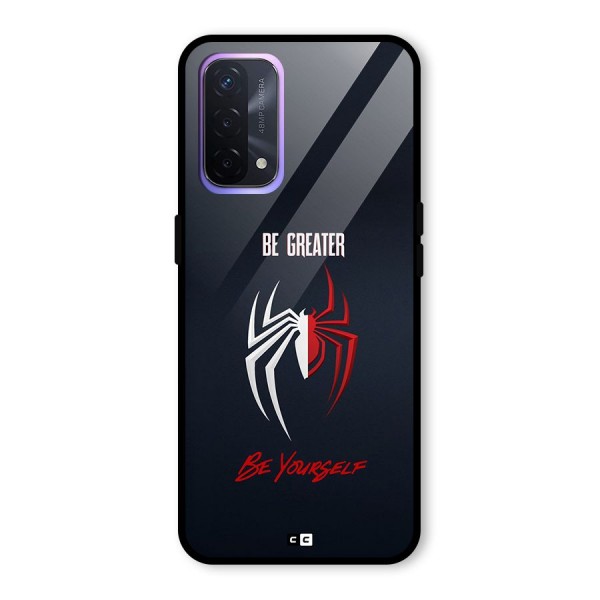 Be Greater Glass Back Case for Oppo A74 5G