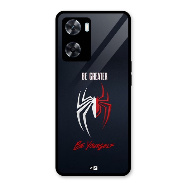 Be Greater Glass Back Case for Oppo A77