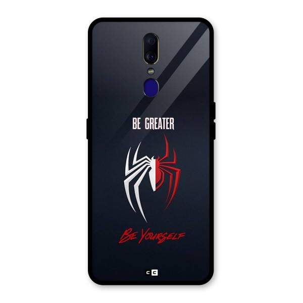 Be Greater Glass Back Case for Oppo F11