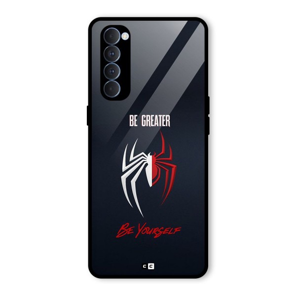 Be Greater Glass Back Case for Oppo Reno4 Pro