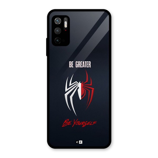 Be Greater Glass Back Case for Poco M3 Pro 5G