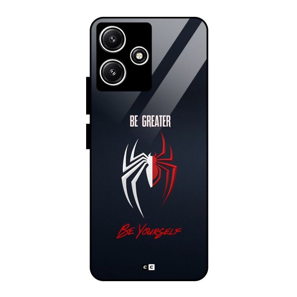 Be Greater Glass Back Case for Poco M6 Pro