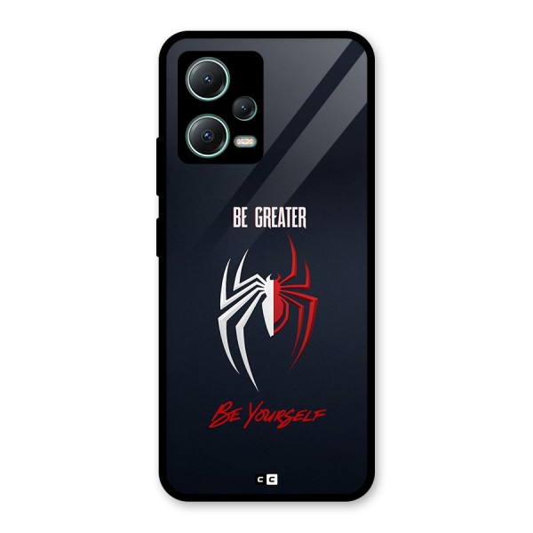 Be Greater Glass Back Case for Poco X5