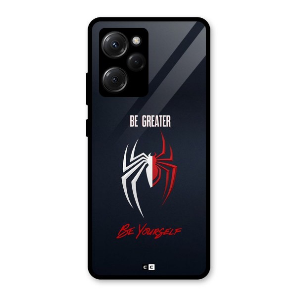 Be Greater Glass Back Case for Poco X5 Pro