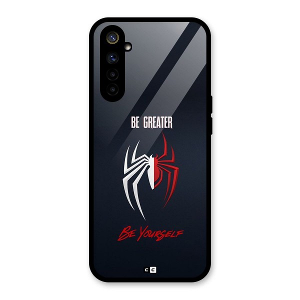 Be Greater Glass Back Case for Realme 6