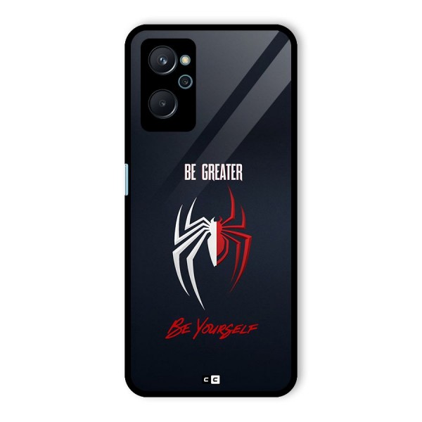 Be Greater Glass Back Case for Realme 9i