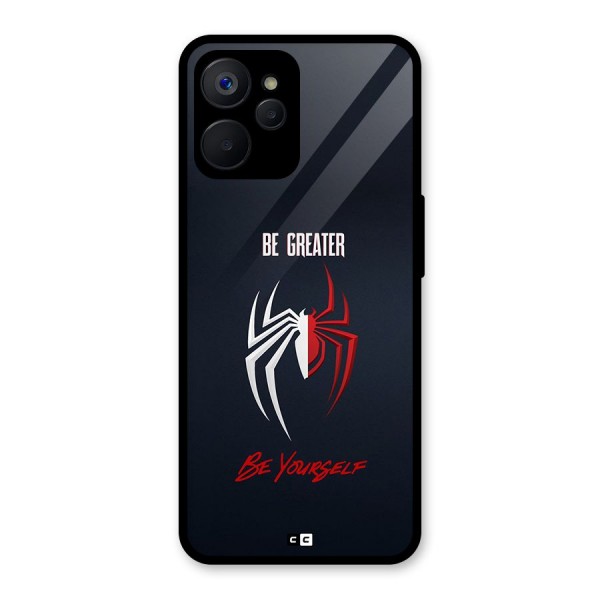 Be Greater Glass Back Case for Realme 9i 5G