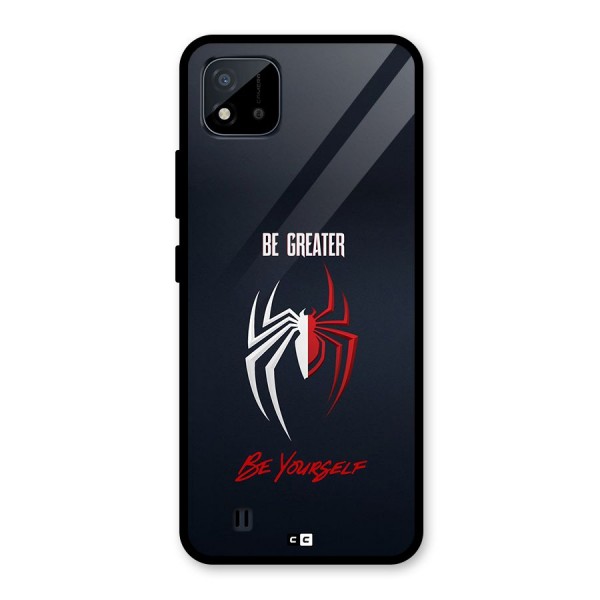 Be Greater Glass Back Case for Realme C11 2021