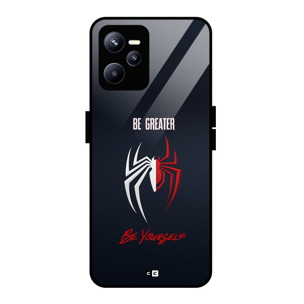 Be Greater Glass Back Case for Realme C35