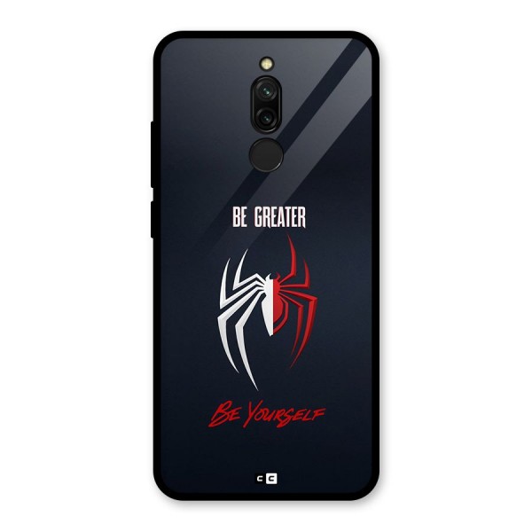 Be Greater Glass Back Case for Redmi 8