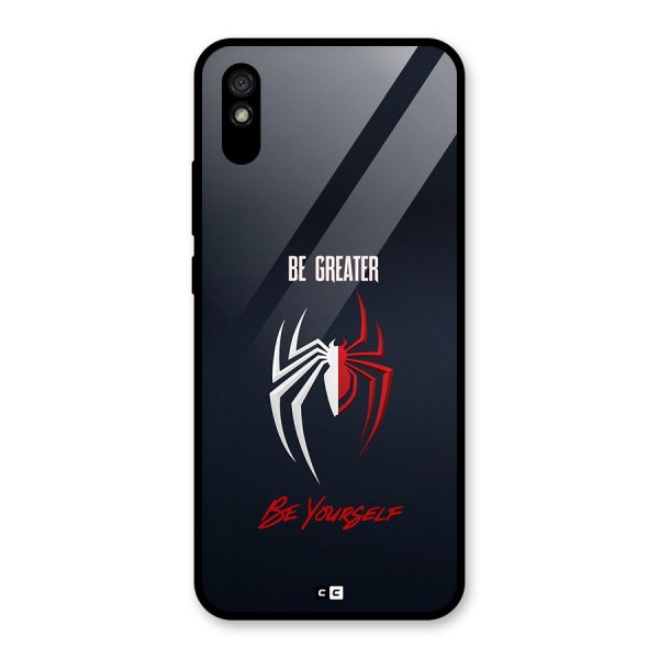 Be Greater Glass Back Case for Redmi 9i