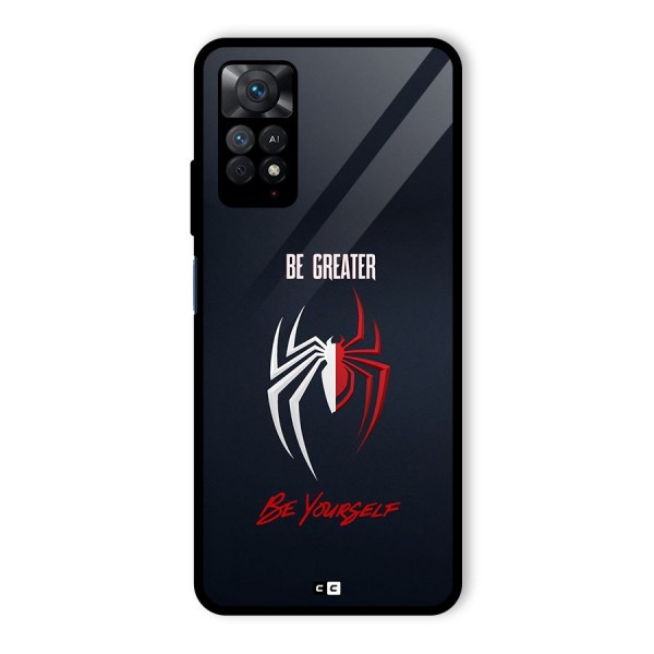 Be Greater Glass Back Case for Redmi Note 11 Pro