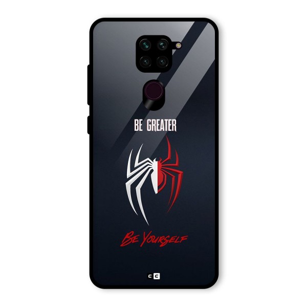 Be Greater Glass Back Case for Redmi Note 9