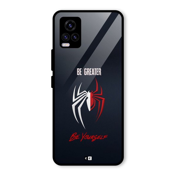 Be Greater Glass Back Case for Vivo V20 2021