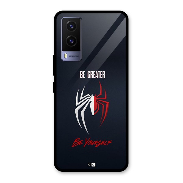 Be Greater Glass Back Case for Vivo V21e 5G