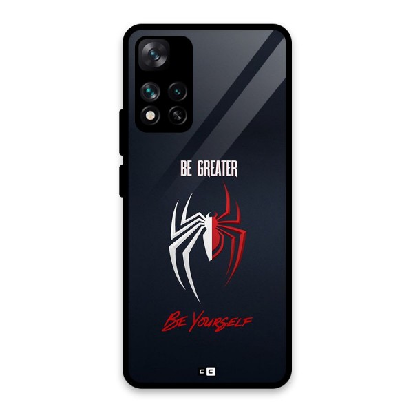 Be Greater Glass Back Case for Xiaomi 11i HyperCharge 5G