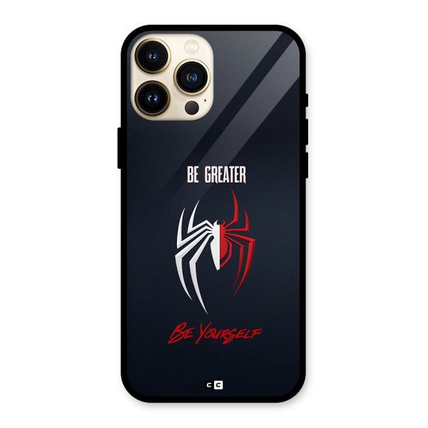 Be Greater Glass Back Case for iPhone 13 Pro Max