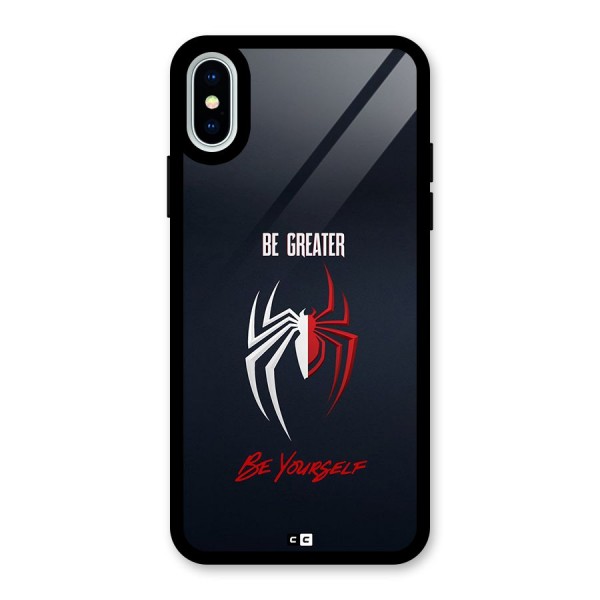 Be Greater Glass Back Case for iPhone X