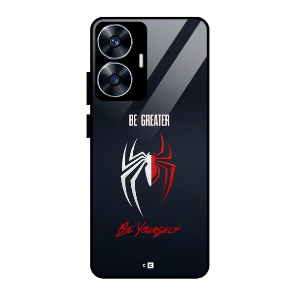 Be Greater Glass Back Case for realme C55