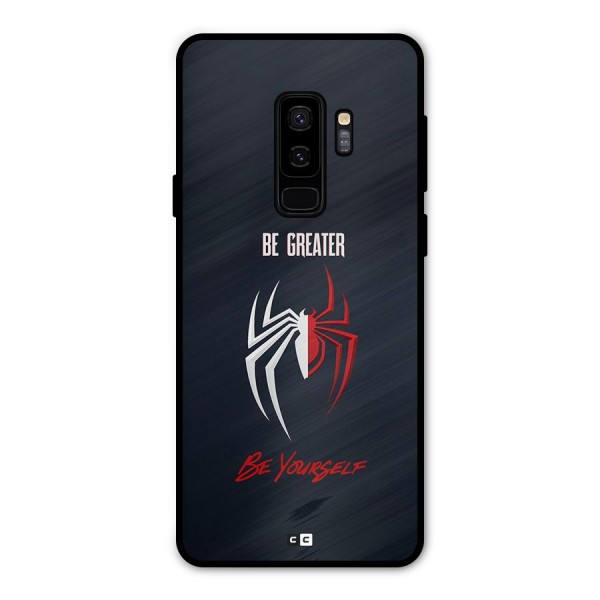 Be Greater Metal Back Case for Galaxy S9 Plus