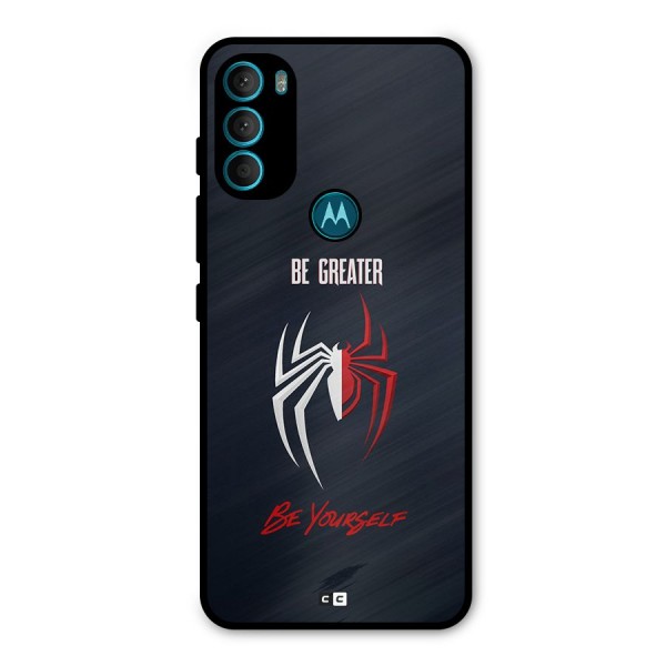 Be Greater Metal Back Case for Moto G71 5G