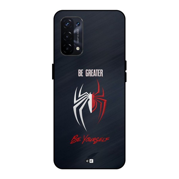 Be Greater Metal Back Case for Oppo A74 5G